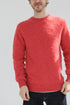 Ein halbes Dutzend superweicher, doppelt gebürsteter Strickpullover mit Rundhalsausschnitt (Lachs) | Strickwaren