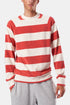 La Paz Cunha Gestreiftes Sweatshirt (Korallenrot) | Pullover