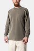 La Paz Duarte L/S T-Shirt (geripptes Militärgrün) | T-Shirts