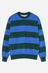La Paz Paiva Gestreiftes Sweatshirt (Dunkelgrün/Yvesblau) | Pullover