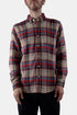 Portugiesisches Flanell-Crush-ESP-Karohemd (Rot / Ecru) | Hemden