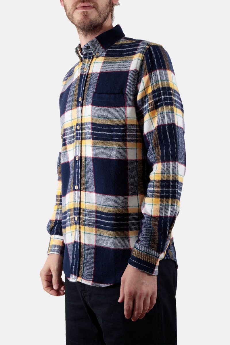 Portuguese Flannel Equi Check ESP Shirt (Blue / White / Yellow) | Shirts