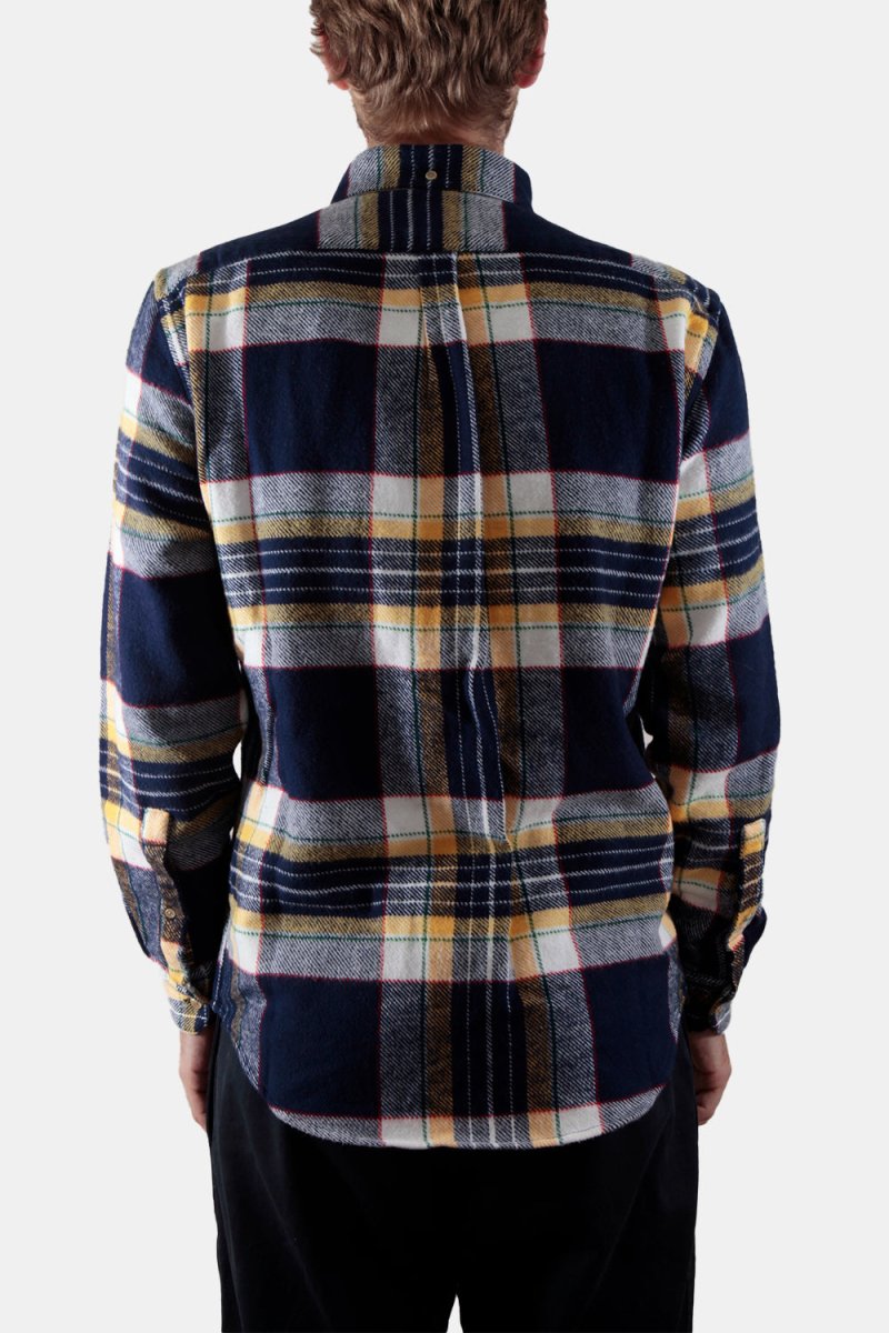 Portuguese Flannel Equi Check ESP Shirt (Blue / White / Yellow) | Shirts