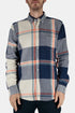 Portugiesisches Flanellband ESP BD Hemd (Weiß/Blau) | Hemden