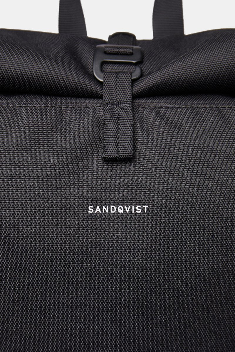 Sandqvist Arvid Recycled Polyester Backpack (Black) | Backpacks