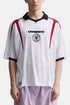 Umbro England klassisches V-Ausschnitt-Trikot (weiß) | T-Shirts