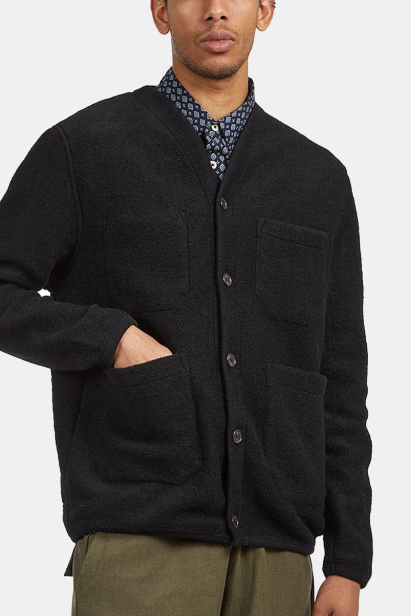 Universal Works Cardigan (Black) | Sweaters