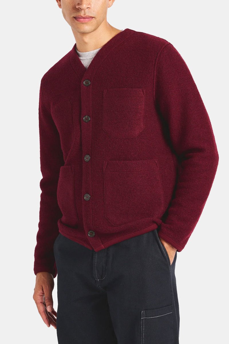 Universal Works Cardigan (Deep Red) | Sweaters