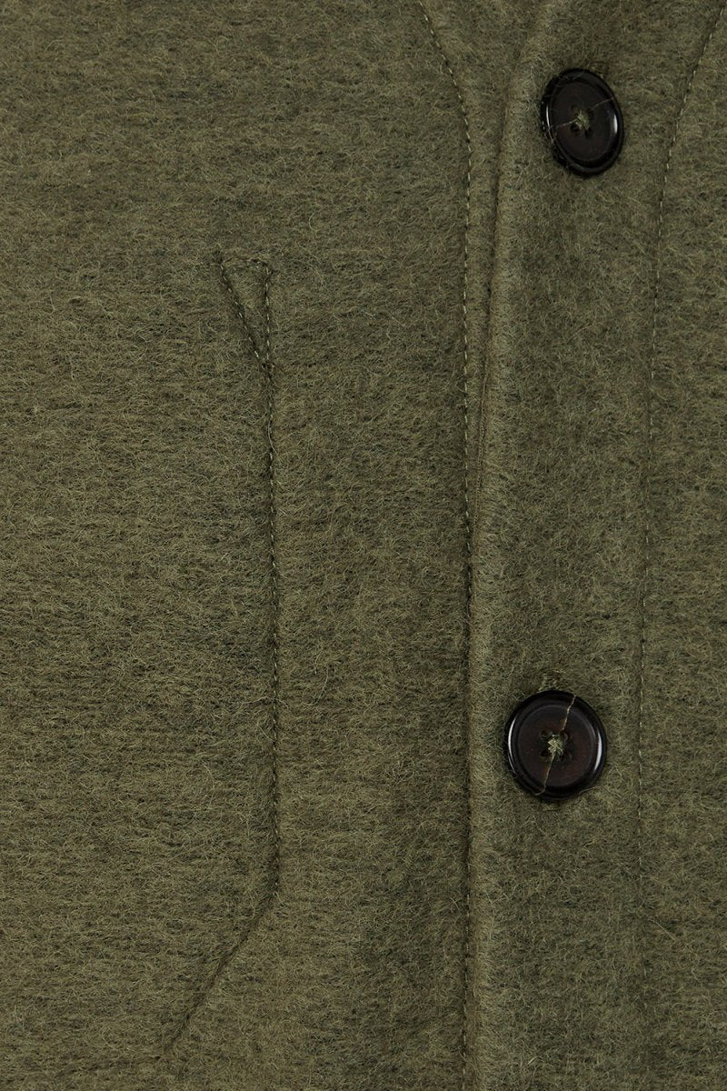 Universal Works Cardigan (Lovat Green) | Sweaters