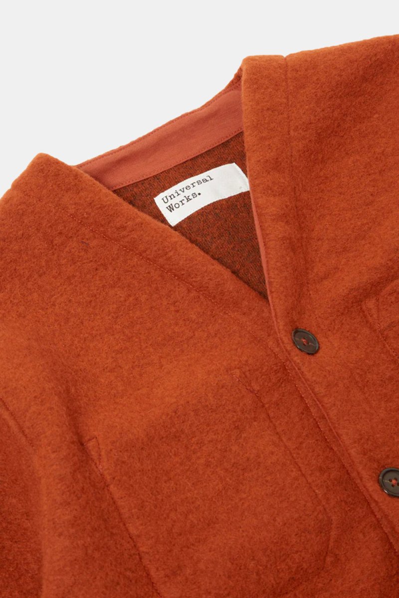 Universal Works Cardigan (Orange) | Sweaters