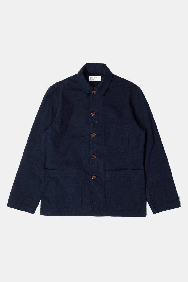 Universal Works Nebraska Bakers Chore Jacket (Navy) | Jackets