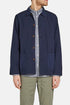 Universal Works Poplin Bakers Overshirt (Marineblau) | Jacken