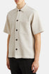 Universal Works Tech Overshirt (Driftwood Pike Waffle) | Hemden