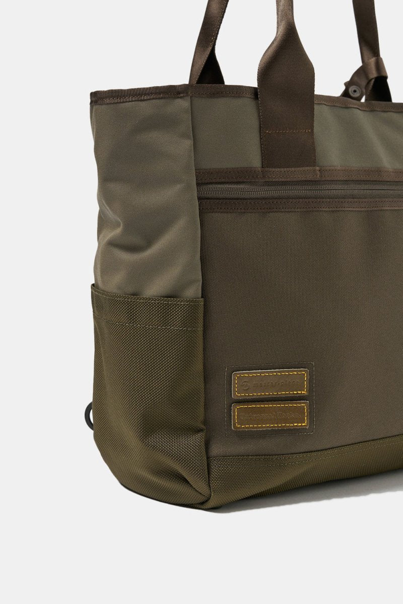 Universal Works Tote Bag (Olive Recycled Tech Canvas) | Bags