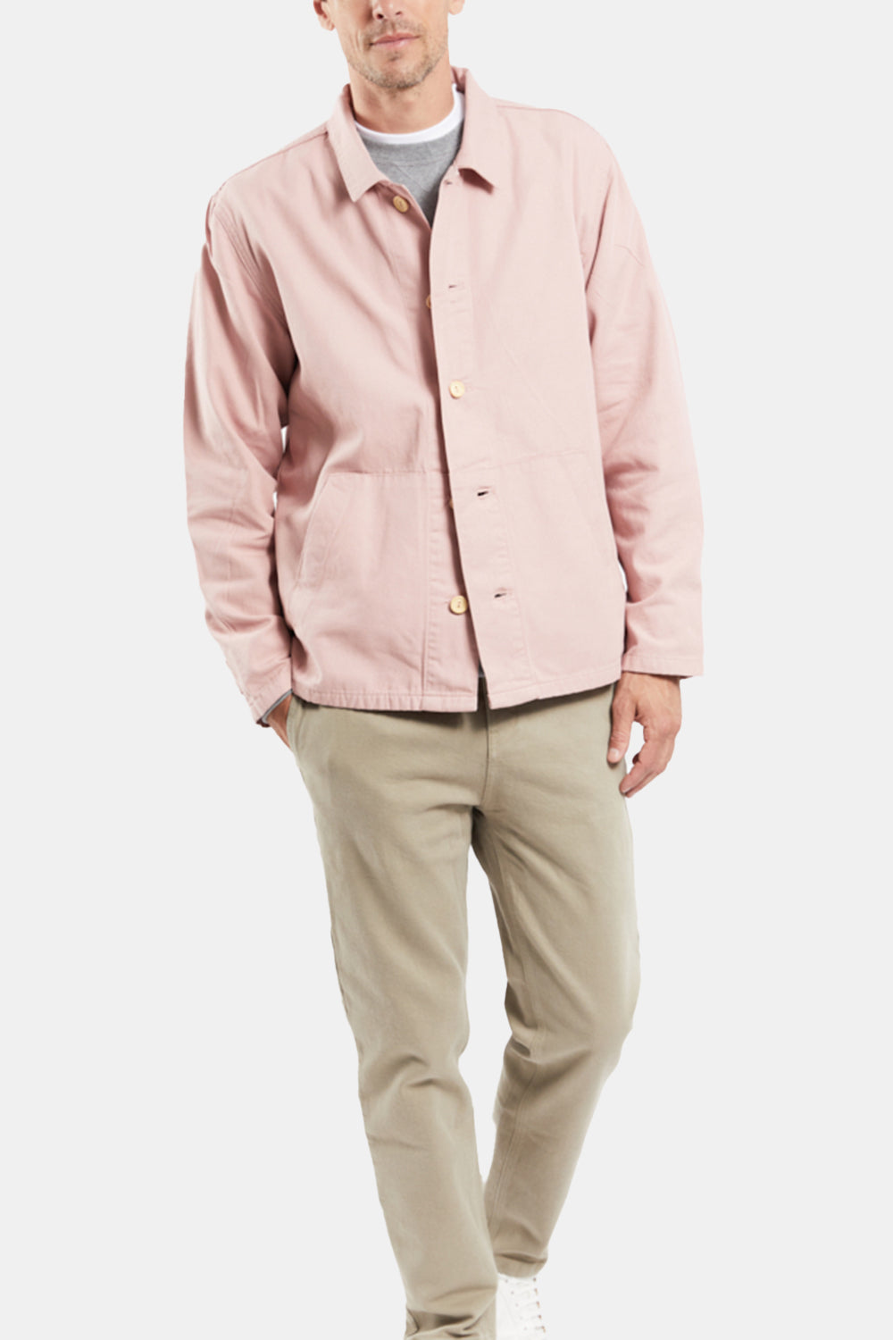 Armor Lux Fisherman's Jacket Heritage (Antic Pink) | Number Six