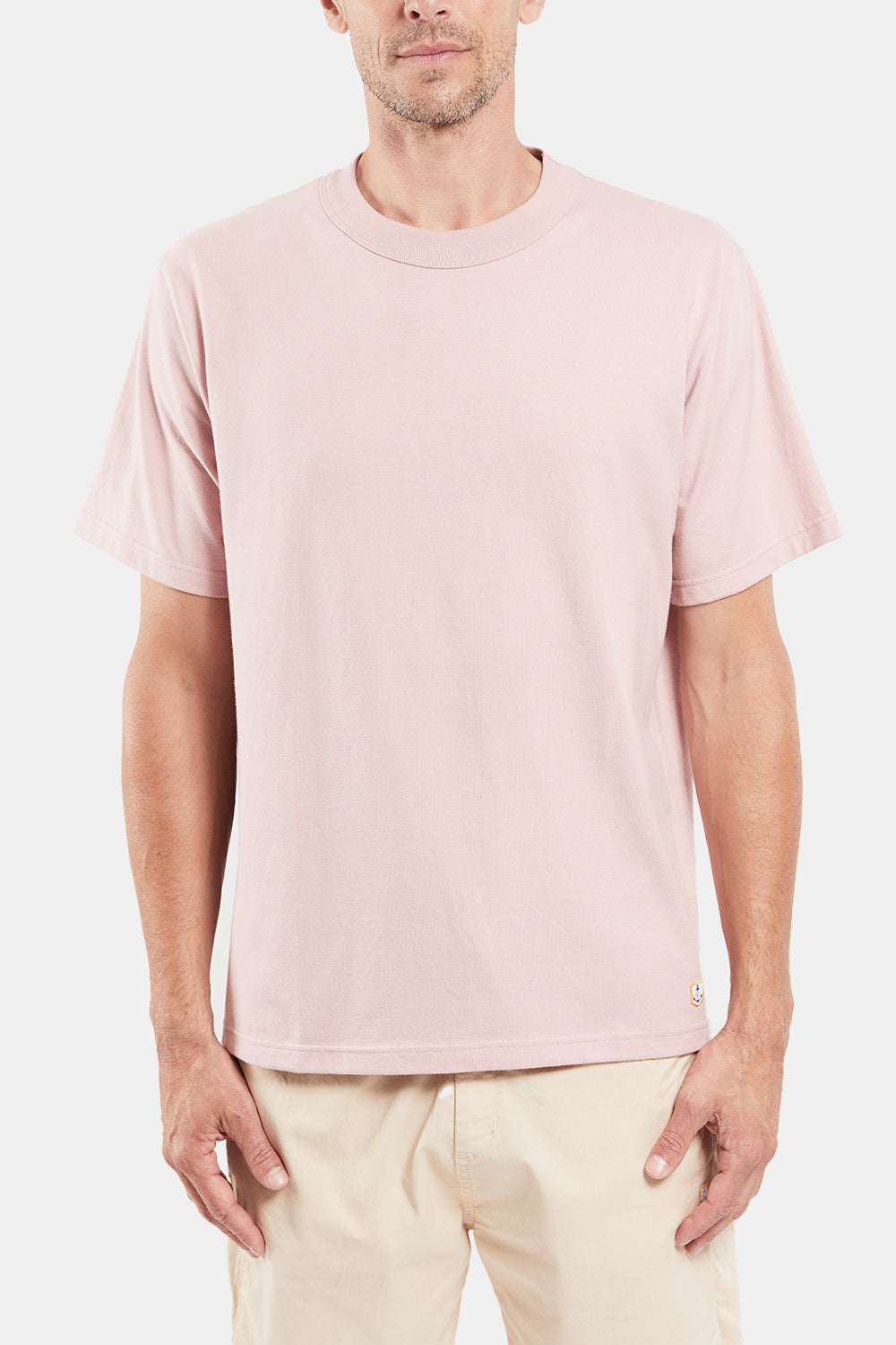 Armor Lux Heritage Organic Callac T-Shirt (Antic Pink) | Number Six