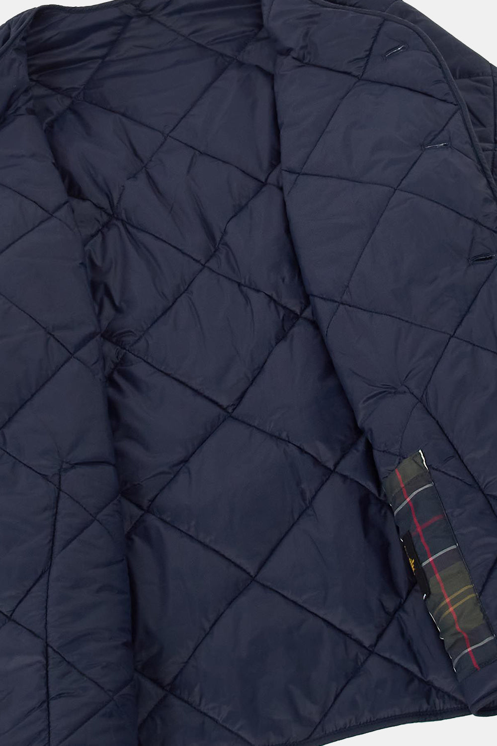 Barbour Liddesdale Quilted Cardigan Jacket (Navy)