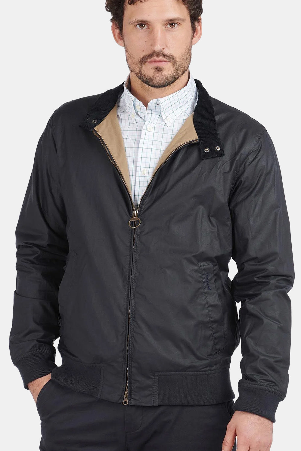 Barbour Lightweight Royston Wax Jacket (Royal Navy) | Number Six