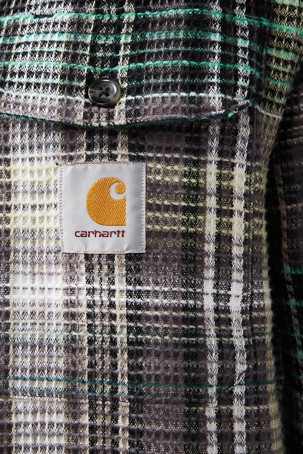 Carhartt WIP Long Sleeve Valmon Overshirt (Botanic Green) | Number Six
