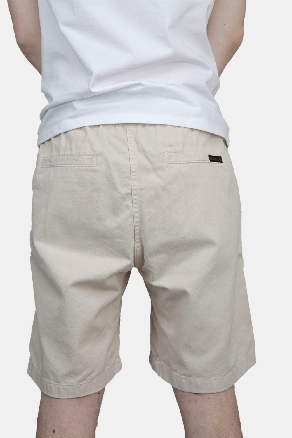 Gramicci G-Shorts Double-ringspun Organic Cotton Twill (Greige) | Number Six