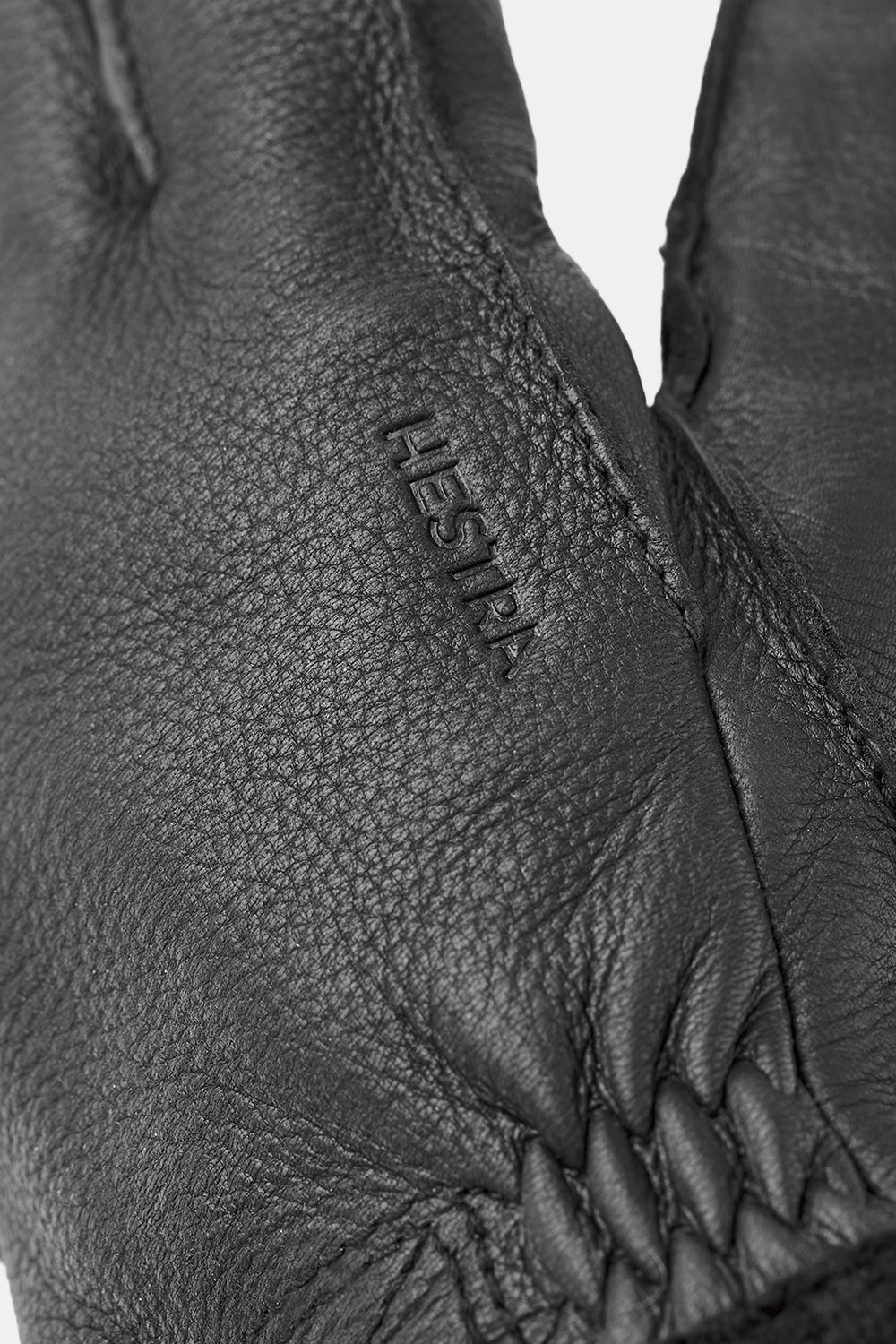 Hestra Deerskin Primaloft Rib Gloves (Black) | Number Six