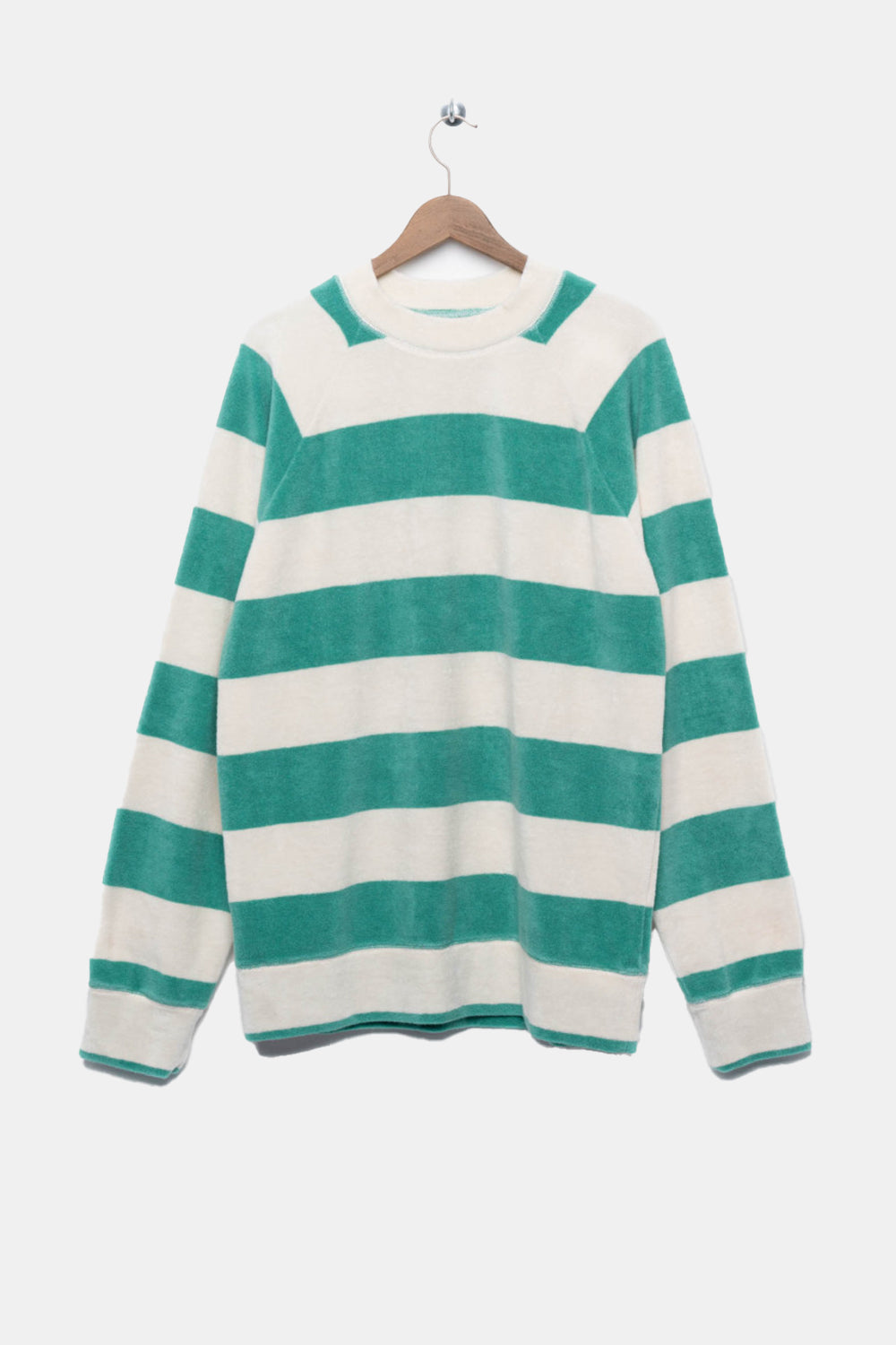 La Paz Cunha Sweatshirt (Gumdrop Green Stripes) | Number Six