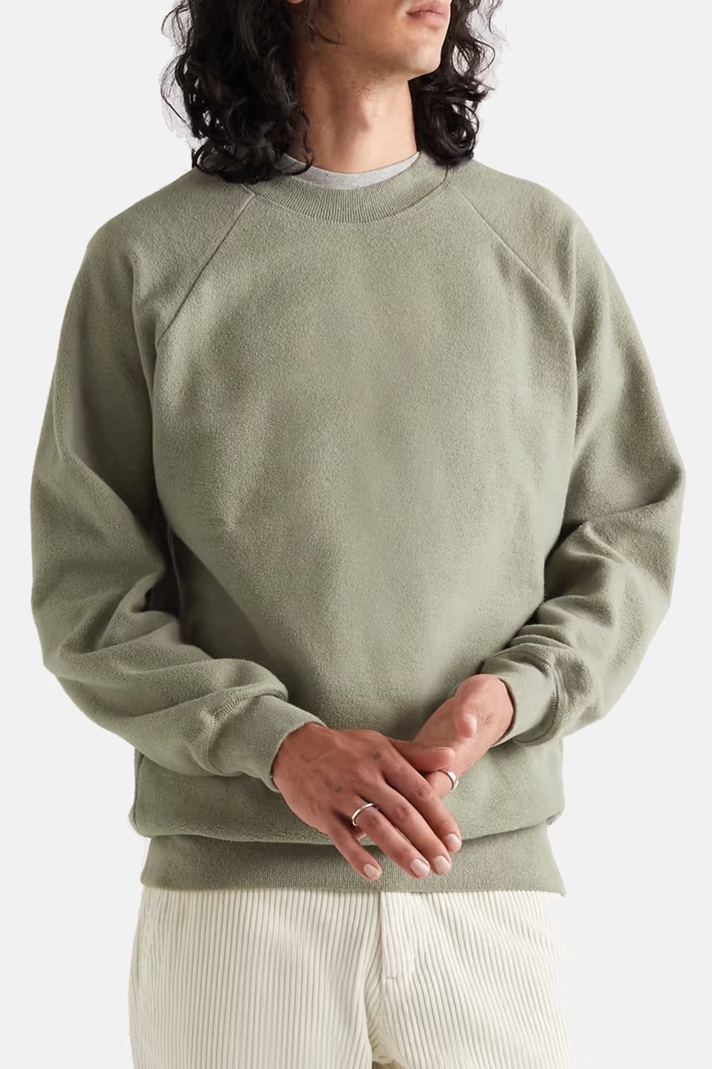 La Paz Cunha Sweatshirt (Military Green Fleece) | Number Six