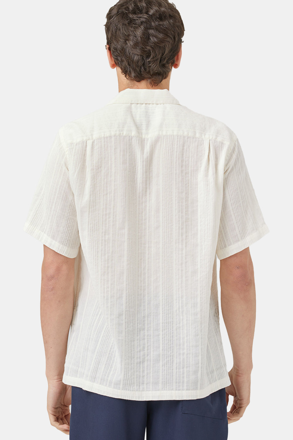 Portuguese Flannel Bahia Shirt (White) | Number Six