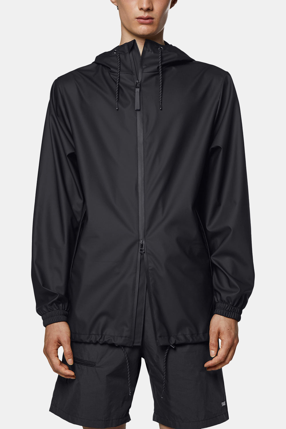 Rains Waterproof Storm Breaker Jacket (Black) | Number Six