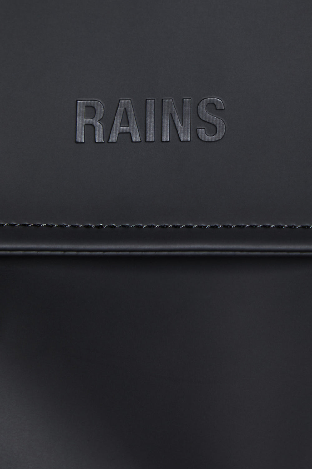 Rains MSN Waterproof Messenger Bag (Black) | Number Six