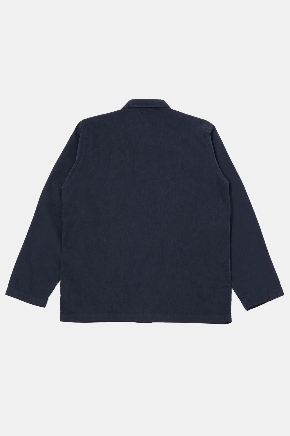 Universal Works Fine Cord Bakers Overshirt (Navy) | Number Six